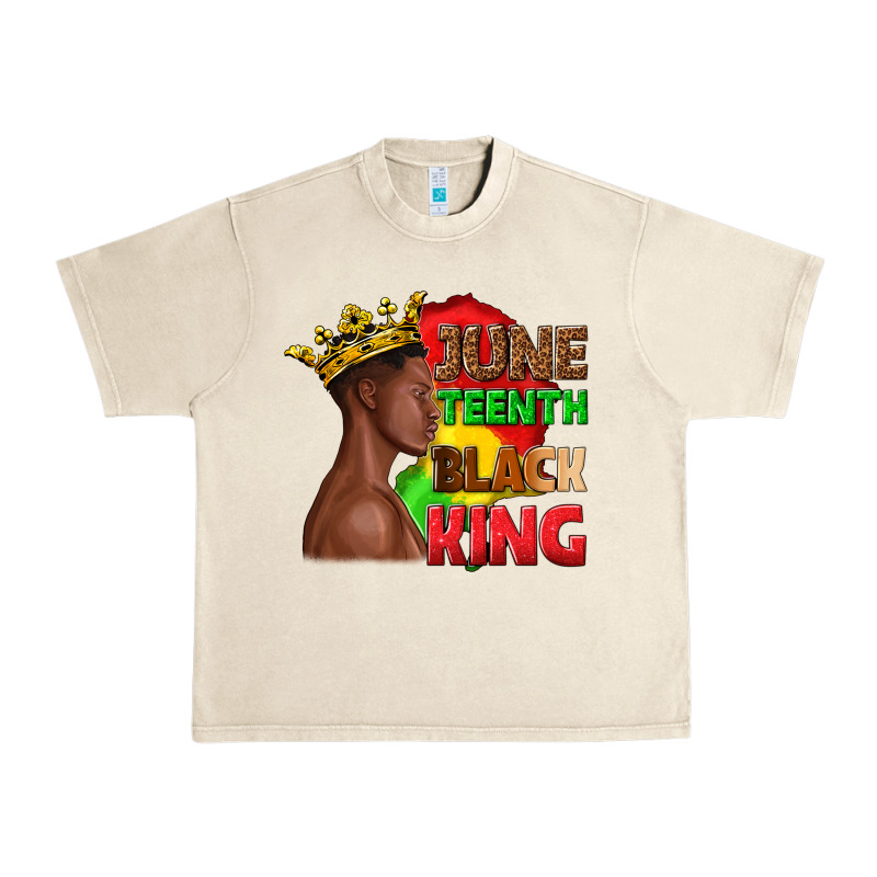 Juneteenth Black King Urban Heavy Tee by texasbilliewilder | Teevron