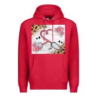 Cardinal customized leopard floral nurse Premium Hoodie - MaliasSmallBusiness