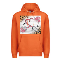 Carrot customized leopard floral nurse Premium Hoodie - MaliasSmallBusiness