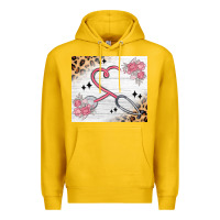 Lemon customized leopard floral nurse Premium Hoodie - MaliasSmallBusiness