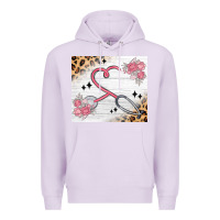 Lilac customized leopard floral nurse Premium Hoodie - MaliasSmallBusiness
