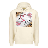 Sandshell customized leopard floral nurse Premium Hoodie - MaliasSmallBusiness