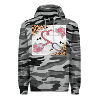 Slate Camo customized leopard floral nurse Premium Hoodie - MaliasSmallBusiness