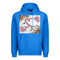 True Royal customized leopard floral nurse Premium Hoodie - MaliasSmallBusiness