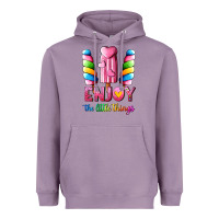 Lavender enjoy the little things Heavyweight Hoodie - AdoDesignShop