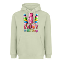 Matcha enjoy the little things Heavyweight Hoodie - AdoDesignShop