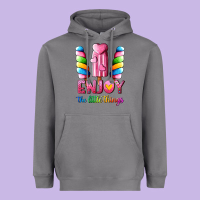 Enjoy The Little Things Heavyweight Hoodie Designed By Adodesignshop