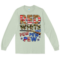 Matcha red white and pew pew pew Long Sleeve Tee - Zillion Design Studio