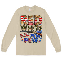Mushroom red white and pew pew pew Long Sleeve Tee - Zillion Design Studio