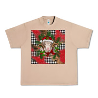 Burro Christmas merino Urban Heavy Tee - BarkalooDesign