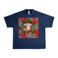 Navy Christmas merino Urban Heavy Tee - BarkalooDesign