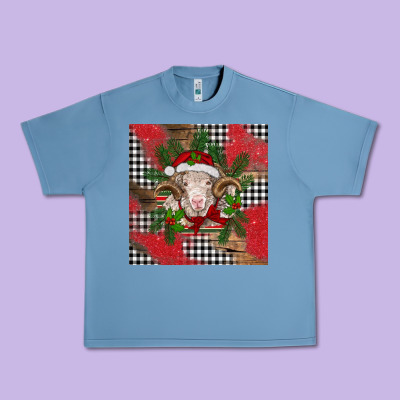 Christmas Merino Urban Heavy Tee Designed By Barkaloodesign