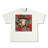 Pistachio Christmas merino Urban Heavy Tee - BarkalooDesign