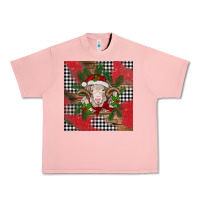 Salmon Christmas merino Urban Heavy Tee - BarkalooDesign