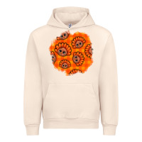 Sandshell Thanksgiving Turkey With Tartan Patch Urban Hoodie - BundleAndBundleShop