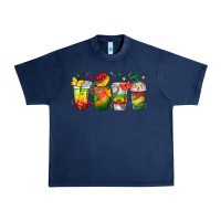 Navy juneteenth coffee cups Urban Heavy Tee - texasbilliewilder