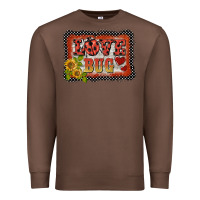 Chestnut ladybug  love bug backround Premium Sweatshirt - BarkalooDesign