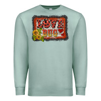 Seafoam ladybug  love bug backround Premium Sweatshirt - BarkalooDesign