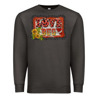Smoke ladybug  love bug backround Premium Sweatshirt - BarkalooDesign