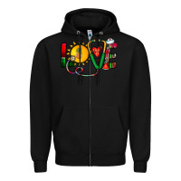 Black summer nurse Zipper Hoodie - CowhideDigitalArt