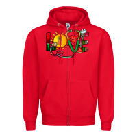 Red summer nurse Zipper Hoodie - CowhideDigitalArt