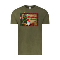 Vintage Olive It's Christmas Gnomes Vintage Tee - RanaPortraitStore