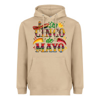 Mushroom cinco de mayo with pepper and sombrero Heavyweight Hoodie - Artiststas