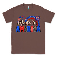Chestnut Made in America 4th of july Classic Tee - CowGirlArtShop