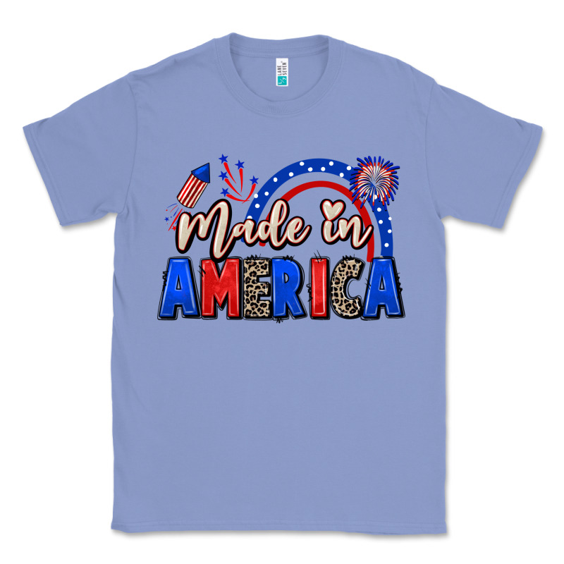 Made In America 4th Of July Classic Tee by CowGirlArtShop | Teevron