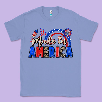 Made In America 4th Of July Classic Tee Designed By Cowgirlartshop