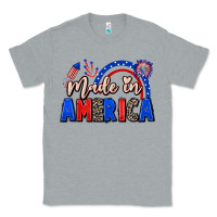 Heather Grey Made in America 4th of july Classic Tee - CowGirlArtShop