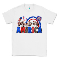 White Made in America 4th of july Classic Tee - CowGirlArtShop
