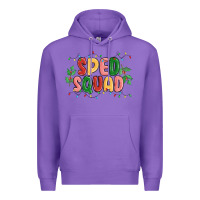 Purple sped squad Premium Hoodie - MaliasSmallBusiness