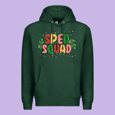 Sped Squad Premium Hoodie Designed By Maliassmallbusiness