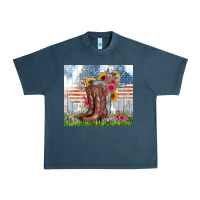 Midnight Navy christian western Urban Heavy Tee - Zillion Design Studio