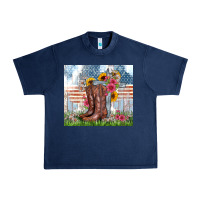 Navy christian western Urban Heavy Tee - Zillion Design Studio
