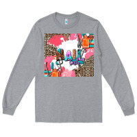 Heather Grey nail tech Long Sleeve Tee - AdoDesignShop
