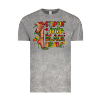 Cloud Rock steppin into black history Vintage Tee - Zillion Design Studio