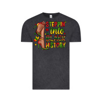 Vintage Black steppin into black history Vintage Tee - Zillion Design Studio