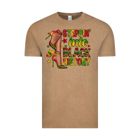 Vintage Coffee steppin into black history Vintage Tee - Zillion Design Studio