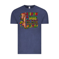 Vintage Denim steppin into black history Vintage Tee - Zillion Design Studio