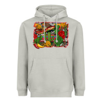 Moon Dust mexican cacti background Heavyweight Hoodie - Artiststas