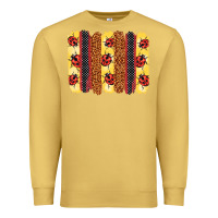 Antique Gold ladybug  brushstrokes Premium Sweatshirt - BarkalooDesign