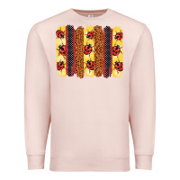 Pale Pink ladybug  brushstrokes Premium Sweatshirt - BarkalooDesign