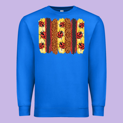Ladybug  Brushstrokes Premium Sweatshirt Designed By Barkaloodesign
