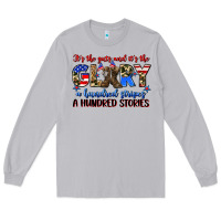 Moon Dust it's the guts and it's the glory a hundred stripes Long Sleeve Tee - Zillion Design Studio