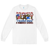 White it's the guts and it's the glory a hundred stripes Long Sleeve Tee - Zillion Design Studio
