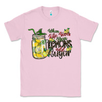 Bubblegum Pink when life gives you lemons add sugar Classic Tee - SublimationCraftShop