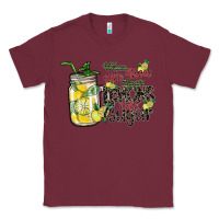 Burgundy when life gives you lemons add sugar Classic Tee - SublimationCraftShop