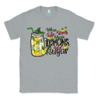 Heather Grey when life gives you lemons add sugar Classic Tee - SublimationCraftShop
